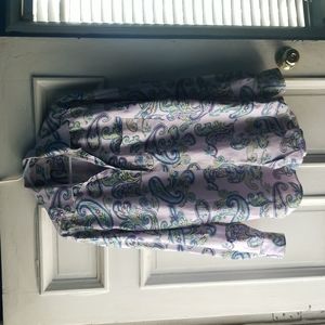 Barneys New York cotton paisley shirt